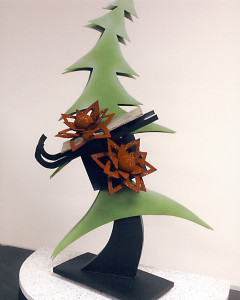 Christmas Chocolate Centerpiece by Robin Art Chocolate